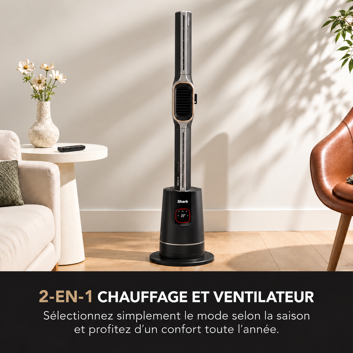 Shark TurboBlade Cool + Heat | Chauffage et Ventilateur 2-en-1